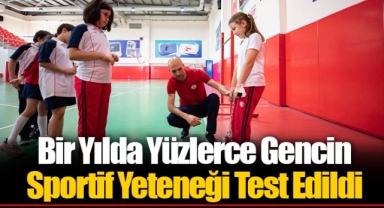 Bir Yılda Yüzlerce Gencin Sportif Yeteneği Test Edildi