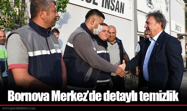 Bornova Merkez’de detaylı temizlik