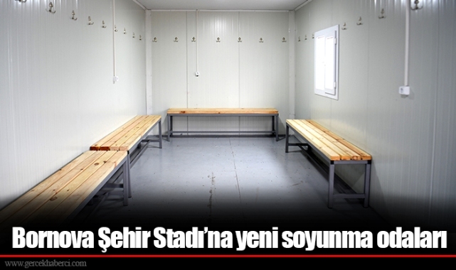 Bornova Şehir Stadı’na yeni soyunma odaları