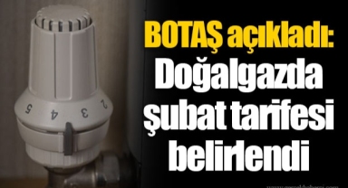 BOTAŞ açıkladı: Doğalgazda şubat tarifesi belirlendi
