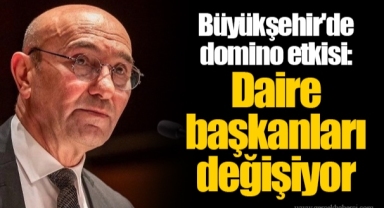 Büyükşehir'de domino etkisi: Daire başkanları değişiyor
