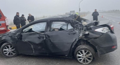 CHP'li belediye başkanı kaza geçirdi, hastaneye kaldırıldı