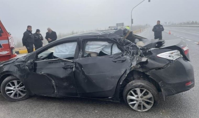 CHP'li belediye başkanı kaza geçirdi, hastaneye kaldırıldı