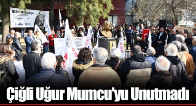 Çiğli Uğur Mumcu'yu Unutmadı