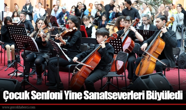 Çocuk Senfoni Yine Sanatseverleri Büyüledi