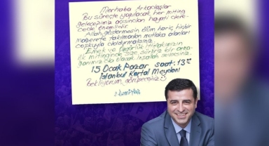 Demirtaş'tan mitinge çağrı: Kim kimi kapatacakmış, AKP'ye gösterelim