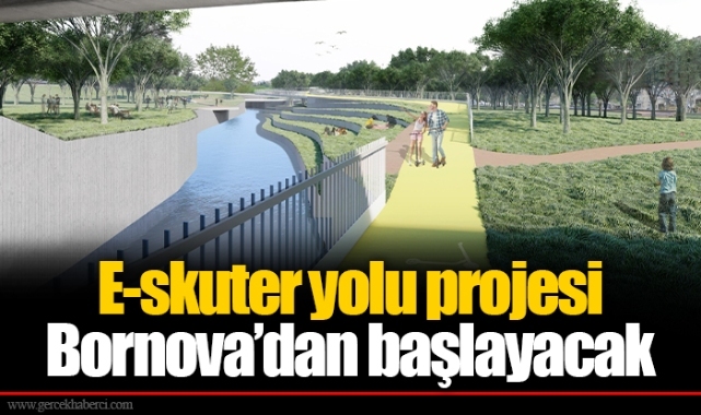 E-skuter yolu projesi Bornova’dan başlayacak