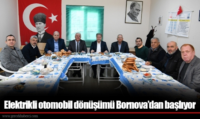 Elektrikli otomobil dönüşümü Bornova’dan başlıyor
