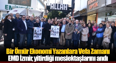 EMD İzmir, yitirdiği meslektaşlarını andı