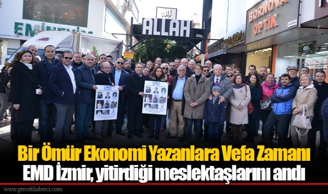 EMD İzmir, yitirdiği meslektaşlarını andı