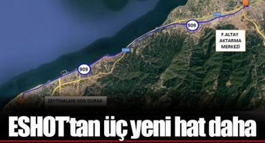 ESHOT’tan üç yeni hat daha