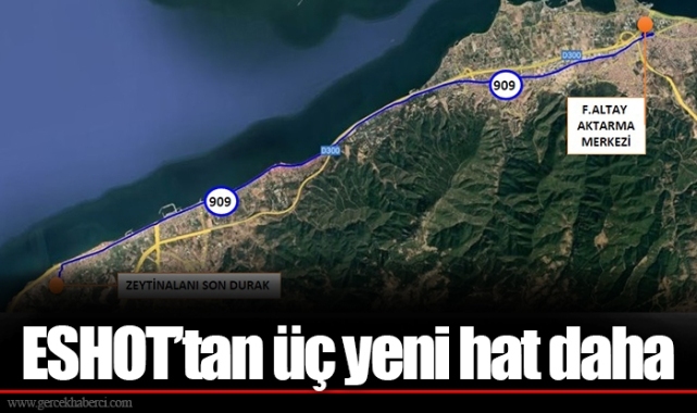 ESHOT’tan üç yeni hat daha