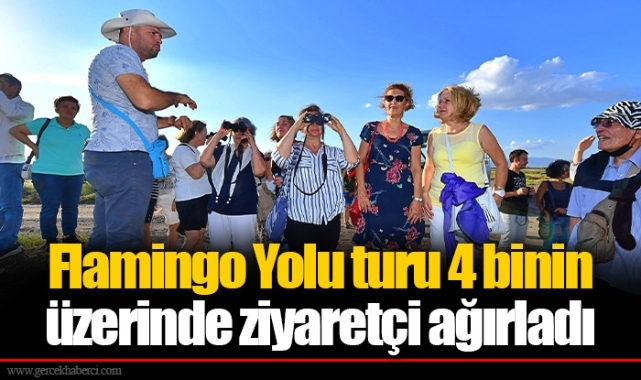 Flamingo Yolu turu 4 binin üzerinde ziyaretçi ağırladı