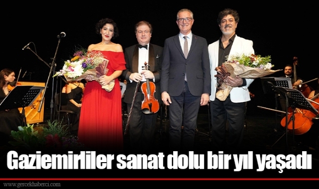 Gaziemirliler sanat dolu bir yıl yaşadı