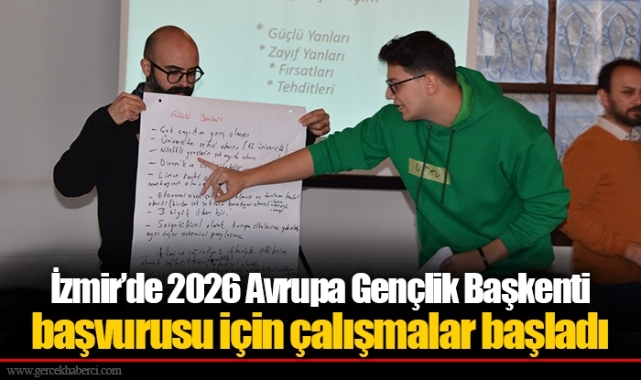 İzmir’de 2026 Avrupa Gençlik Başkenti başvurusu için çalışmalar başladı