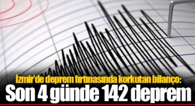 İzmir’de deprem fırtınasında korkutan bilanço: Son 4 günde 142 deprem