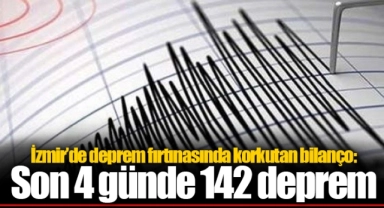 İzmir’de deprem fırtınasında korkutan bilanço: Son 4 günde 142 deprem