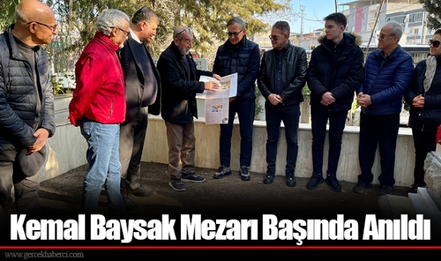 Kemal Baysak Mezarı Başında Anıldı