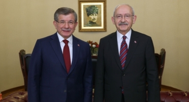Kılıçdaroğlu, Ahmet Davutoğlu ile bir araya geldi