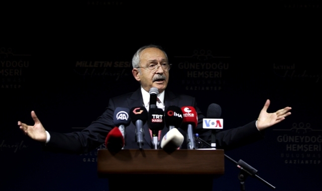 Kılıçdaroğlu, Gaziantep'te yaptığı konuşmaya "Şanlıurfa'da olmaktan son derece mutluyum" dedi