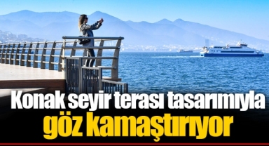 Konak seyir terası tasarımıyla göz kamaştırıyor