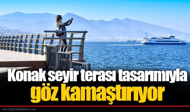 Konak seyir terası tasarımıyla göz kamaştırıyor