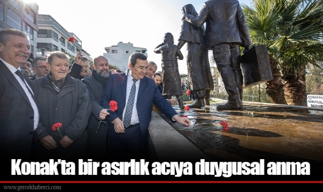 Konak’ta bir asırlık acıya duygusal anma