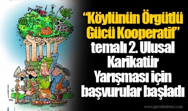 “Köylünün Örgütlü Gücü Kooperatif” temalı 2. Ulusal Karikatür Yarışması için başvurular başladı