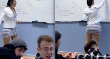 KPSS Öğretmeni Fidan Atalay Mini Eteğiyle Fenomen Oldu