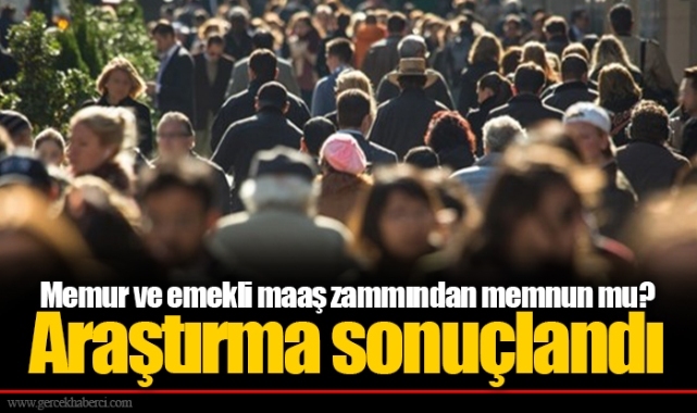 Memur ve emekli maaş zammından memnun mu? Araştırma sonuçlandı