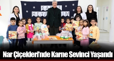 Nar Çiçekleri’nde Karne Sevinci Yaşandı