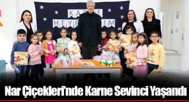 Nar Çiçekleri’nde Karne Sevinci Yaşandı