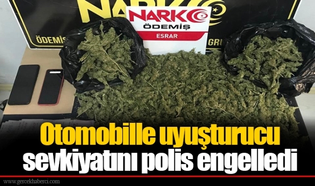 Otomobille uyuşturucu sevkiyatını polis engelledi