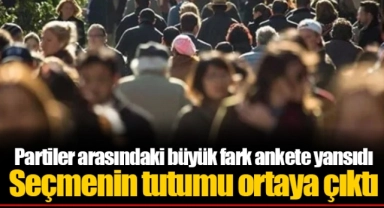 Partiler arasındaki büyük fark ankete yansıdı Seçmenin tutumu ortaya çıktı