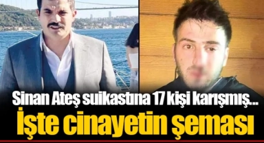 Sinan Ateş suikastına 17 kişi karışmış... İşte cinayetin şeması