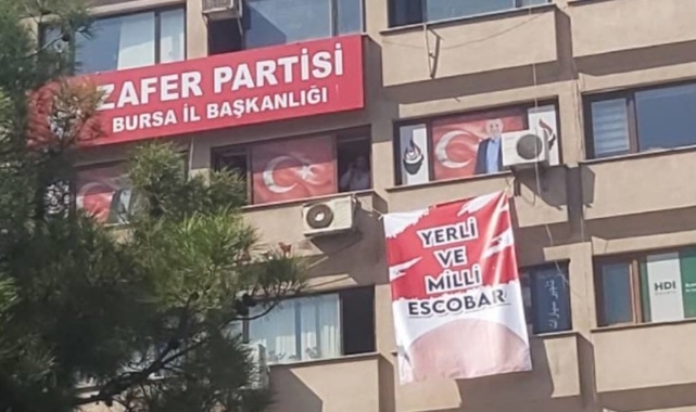Soylu'dan Zafer Partisi Bursa İl Başkanlığı'na 'Escobar' davası