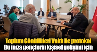 Toplum Gönüllüleri Vakfı ile protokol