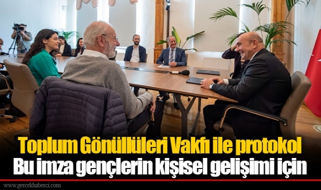 Toplum Gönüllüleri Vakfı ile protokol