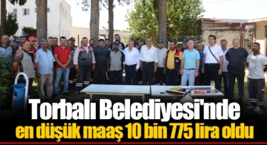 Torbalı Belediyesi'nde en düşük maaş 10 bin 775 lira oldu