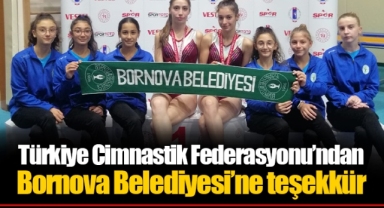 Türkiye Cimnastik Federasyonu’ndan Bornova Belediyesi’ne teşekkür