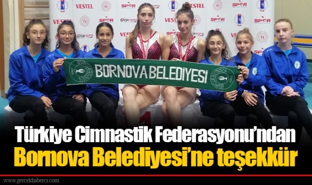 Türkiye Cimnastik Federasyonu’ndan Bornova Belediyesi’ne teşekkür