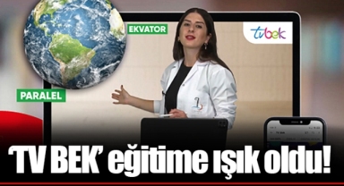 ‘TV BEK’ eğitime ışık oldu!