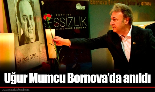 Uğur Mumcu Bornova’da anıldı