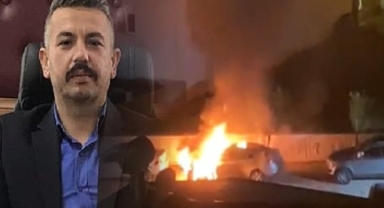 Ülkü Ocakları Başkanı’nın otomobili kundaklandı