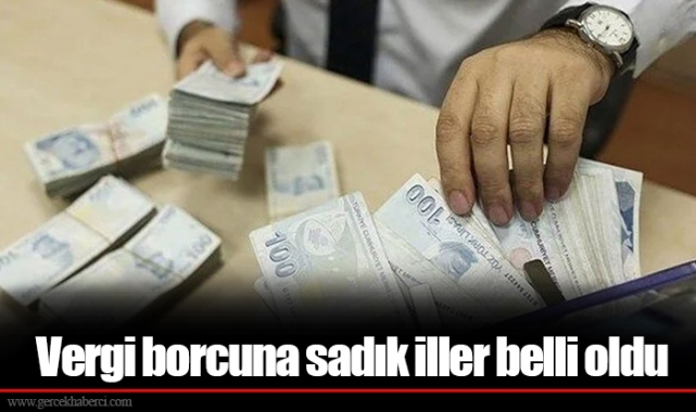 Vergi borcuna sadık iller belli oldu
