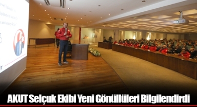 AKUT Selçuk Ekibi Yeni Gönüllüleri Bilgilendirdi