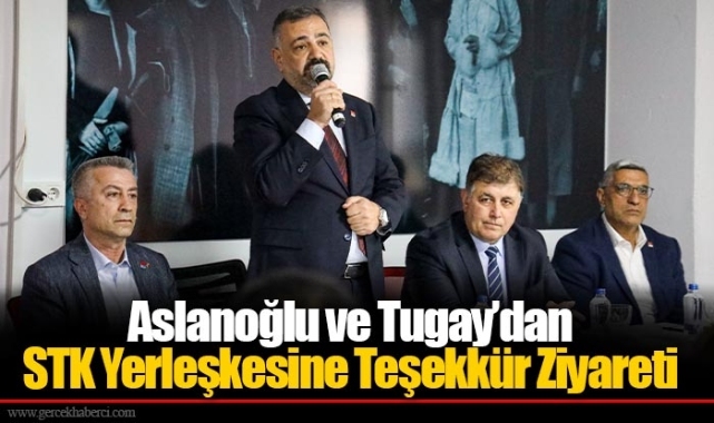 Aslanoğlu ve Tugay’dan STK Yerleşkesine Teşekkür Ziyareti