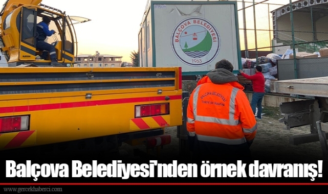Balçova Belediyesi'nden örnek davranış!