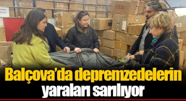 Balçova’da depremzedelerin yaraları sarılıyor