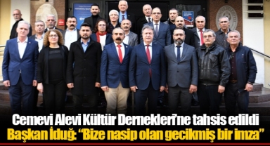 Başkan İduğ: “Bize nasip olan gecikmiş bir imza”